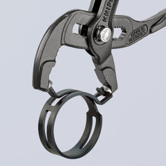 85 51 180 A | Spring Hose Clamp Pliers | Non-Slip Handle | Grey Atramentized - 180mm