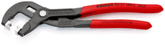 85 51 180 C | Hose "Click" Clamp Pliers | Non-Slip Handle | Grey Atramentized - 180mm