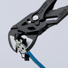 86 02 250 | Pliers Wrench - Dual Use Tool | Multi-Component Handle | Black Atramentized - 250mm