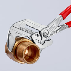 86 03 300 | Pliers Wrench - Dual Use Tool | Coated Handle | Chrome Plated - 300mm