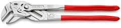 86 03 400 | Pliers Wrench - Dual Use Tool | Coated Handle | Chrome Plated - 400mm