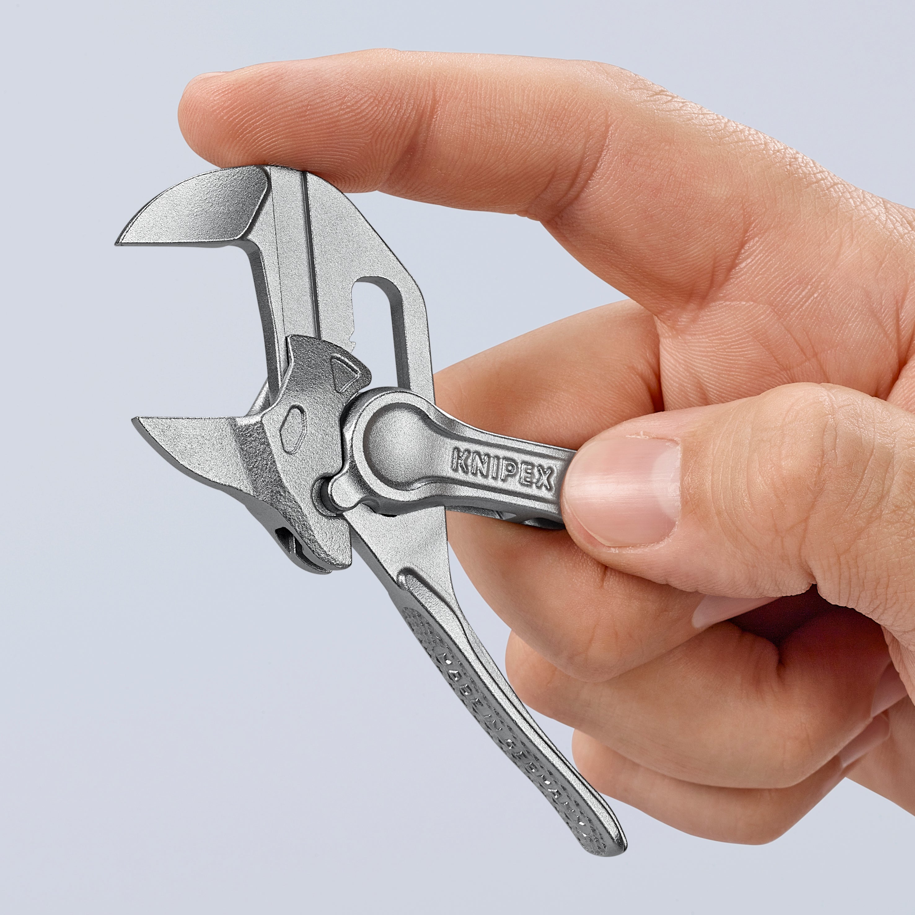 86 04 100 BK | Mini XS Pliers Wrench - Dual Use Tool | Chrome Plated - 100mm