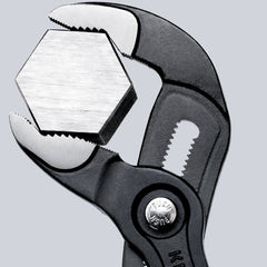 87 02 250 | Cobra® Water Pump Pliers | Multi-Component Handle | Grey Atramentized - 250mm