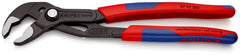87 02 250 | Cobra® Water Pump Pliers | Multi-Component Handle | Grey Atramentized - 250mm