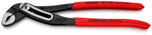 88 01 250 | Alligator® Water Pump Pliers | Non-Slip Handle | Black Atramentized - 250mm