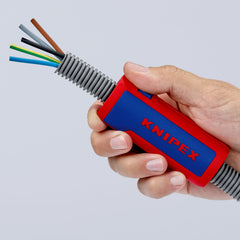 90 22 02 SB | TwistCut® Corrugated Pipe Cutter w/ Wire Stripping (13-32mm Capacity)