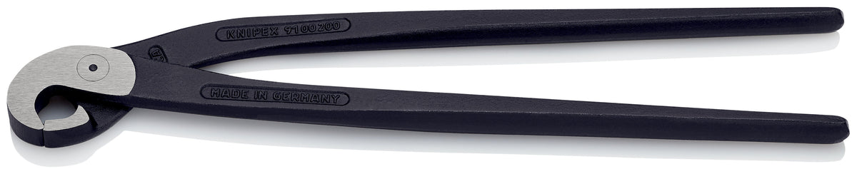 91 00 200 | Tile Nibbling Pincer (Parrot Beak Pincer) | Black Atramentized - 200mm