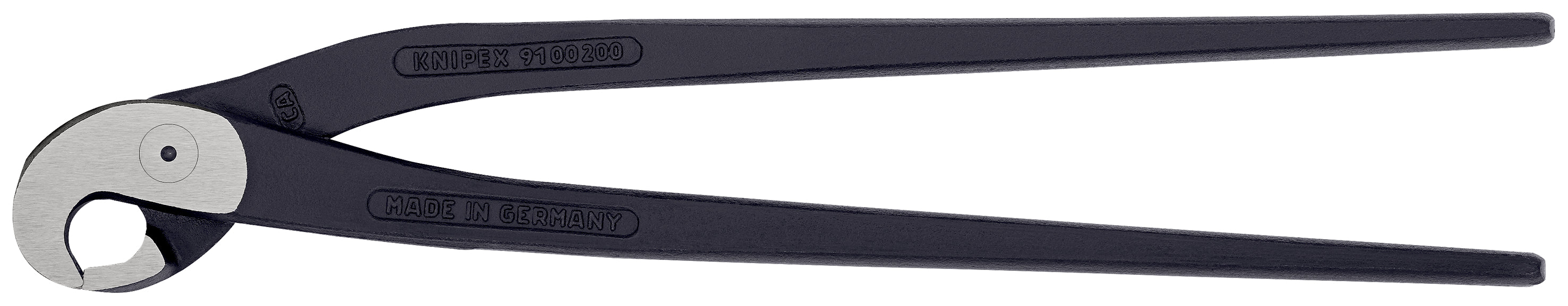 91 00 200 | Tile Nibbling Pincer (Parrot Beak Pincer) | Black Atramentized - 200mm