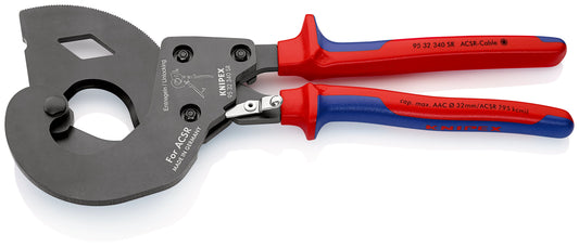 95 32 340 SR | Ratchet Cable Cutter for ACSR Cable | Multi-Component Handle - 340mm