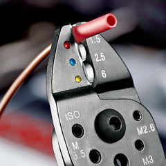 97 22 240 | Crimping Pliers (Technical Details Inside) | Multi-Component Handle - 240mm