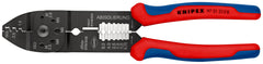 97 21 215 B | Crimping Pliers for Non-Insulated Plug Connectors | Multi-Component Handle - 230mm