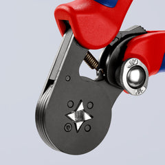 97 53 04 SB | Self-Adjusting Crimping Pliers (Square Crimp) | Multi-Component Handle | Burnished Head - 180mm