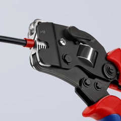 97 53 09 | Self-Adjusting Front-Loading Crimping Pliers (Square Crimp) | Multi-Component Handle | Burnished Head - 190mm