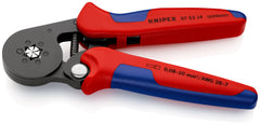 97 53 14 SB | Self-Adjusting Crimping Pliers (Hex Crimp) | Multi-Component Handle | Burnished Head - 180mm