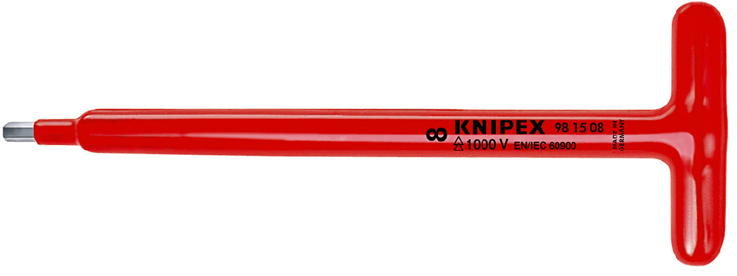 98 15 08 | Insulated T-Handle Screwdriver - 8mm Hex Drive Head