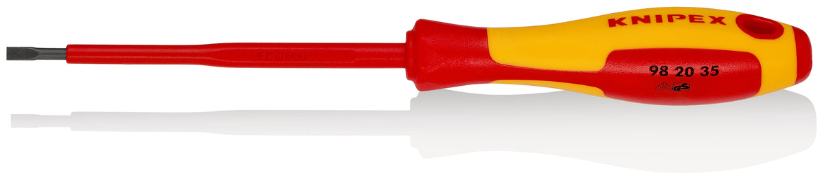 98 20 35 | VDE Insulated Screwdriver - 3.5mm Slotted Head