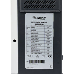 SUNRIDE SOLAR WALL MOUNTED HYBRID SOLAR INVERTER 6KW 48V