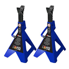 VTools 6 Ton Adjustable  Car Jack Stand, 2 Pc Set