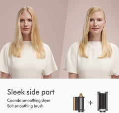 Dyson Airwrap Multi-Styler & Dryer Bright Nickel & Copper Complete Long HS05 with 2 Years Dyson Warranty