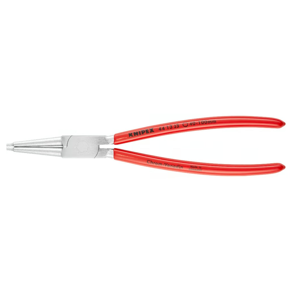 Knipex | 44 13 J3 | Internal Bore Holes Circlip Pliers | Coated Handles | Chrome Plated - 40-100mm