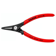 Knipex | 49 31 A0 | Precision External Circlip Pliers On Shafts W/ overexpansion Guard| Non-Slip Plastic coated Handle | Grey Atramentized - 3–10 mm