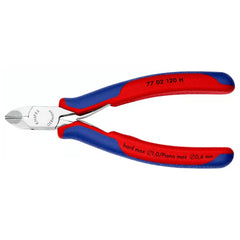 Knipex | 77 02 120 H | Electronics Diagonal Cutter W/ Carbide Cutting Edges | Multi-Component Handle | Mirror Polished - 120mm
