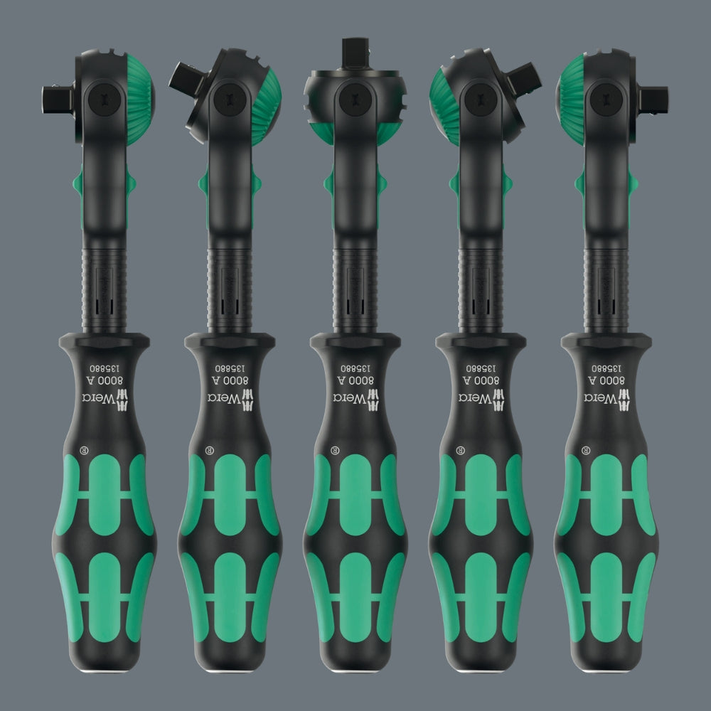 Wera | 8000 Black | "Limited Edition" Zyklop Speed Ratchet Handle - (Various Sizes)
