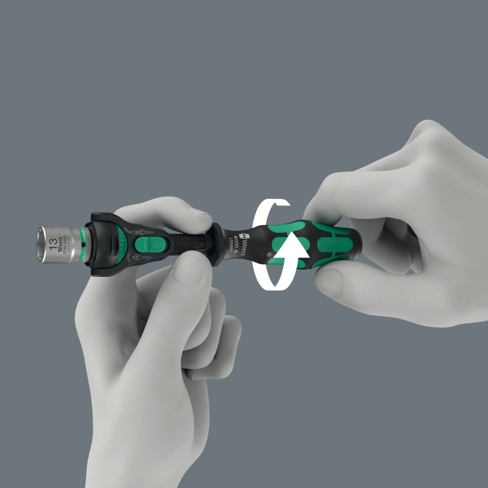 Wera | 8000 Black | "Limited Edition" Zyklop Speed Ratchet Handle - (Various Sizes)