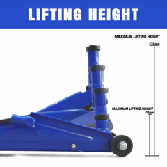 VTools 2.5 Ton Heavy-Duty Hydraulic Trolley Floor Jack