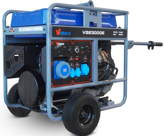 VTools 18000 Watt 65L Petrol Powered Portable Generator