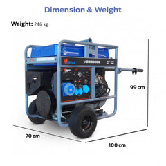 VTools 18000 Watt 65L Petrol Powered Portable Generator