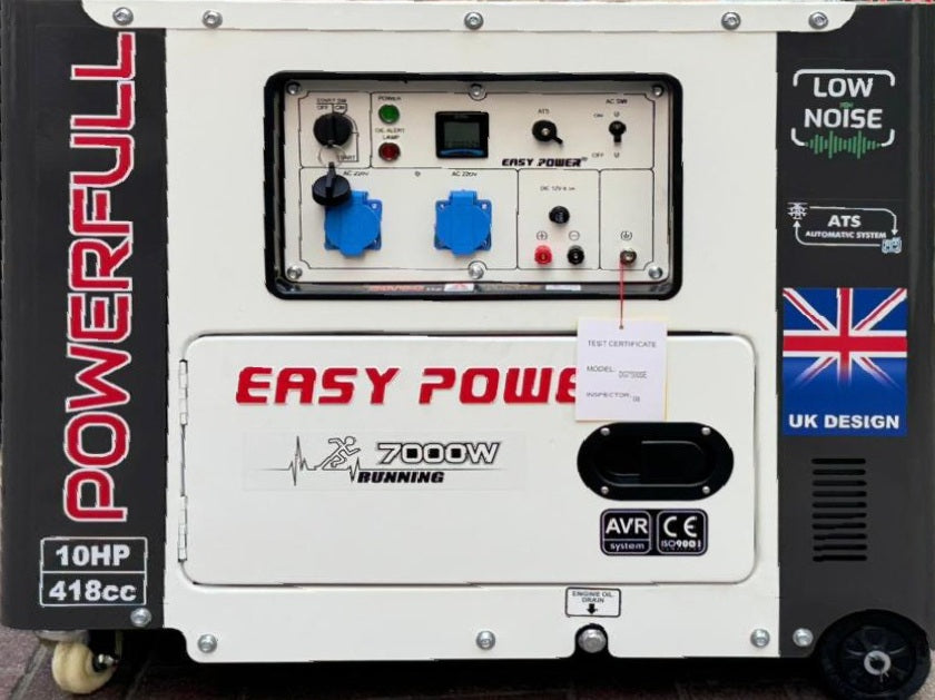 Easy Power 7 kW Silent Diesel Generator