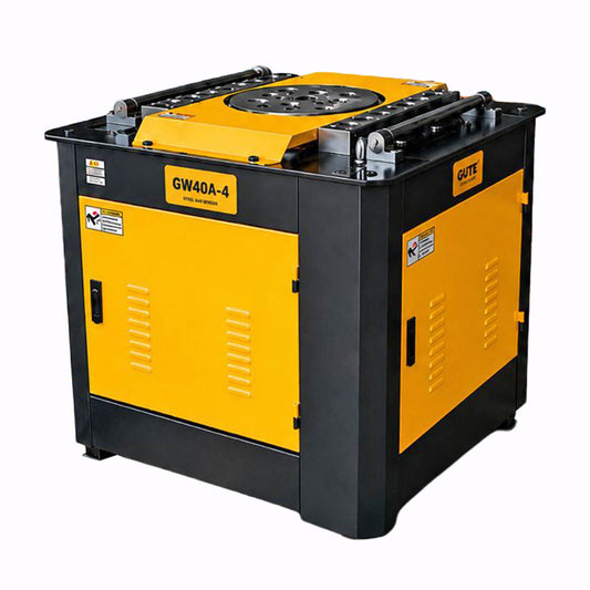 Gute 6-36MM Steel Bar Bender Machine 3kW-4HP GW40A-4, 5-10 R/Min Disc Speed