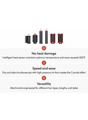 Dyson Airwrap Multi-Styler & Dryer Strawberry Bronze & Blush Pink Complete Long HS05 with 2 Years Dyson Warranty