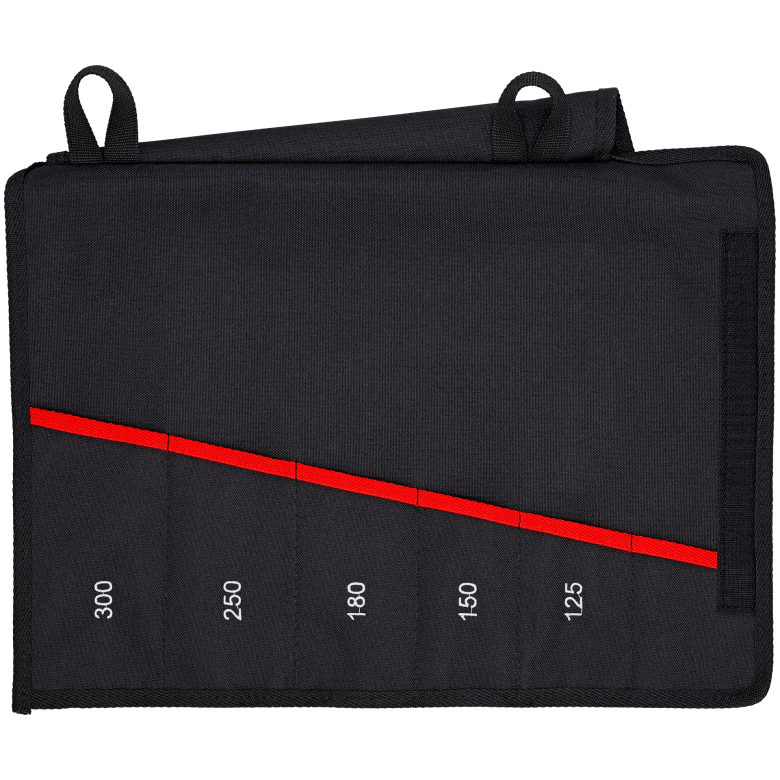 Knipex | 00 19 55 S4 LE | Plier Roll-Up Case (Six-Plier Capacity) | Empty