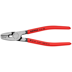 97 81 180 | Front-Loading Crimping Pliers | Coated Handle | Polished Head - 180mm