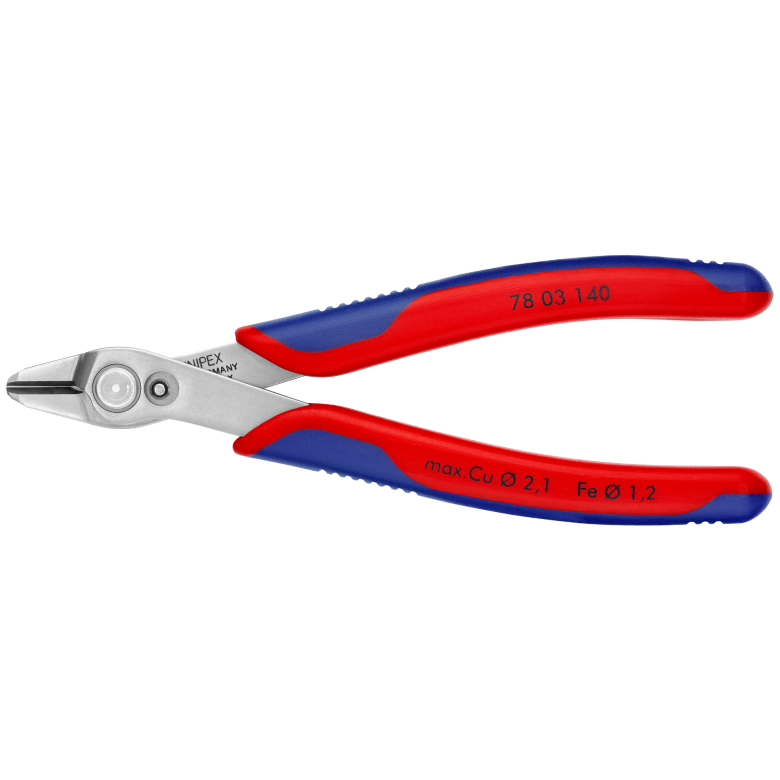 78 03 140 | Electronics Super Knips® | Multi-Component Handle | Polished Head / INOX Steel - 140mm