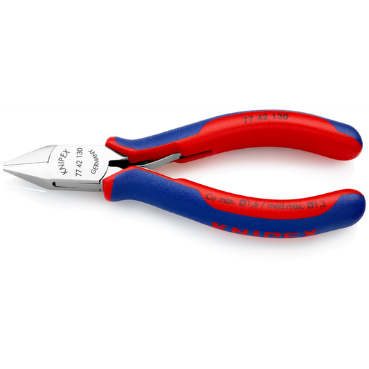 77 42 130 | Electronics Diagonal Cutter | Multi-Component Handle | Mirror Polished - 130mm