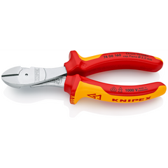 74 06 Series | VDE High-Leverage Diagonal Cutter | Multi-Component Handle | Chrome Plated - (Various Sizes)