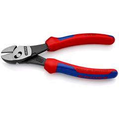 73 72 180 | TwinForce® High-Leverage Diagonal Cutter | Multi-Component Handle | Black Atramentized - 180mm