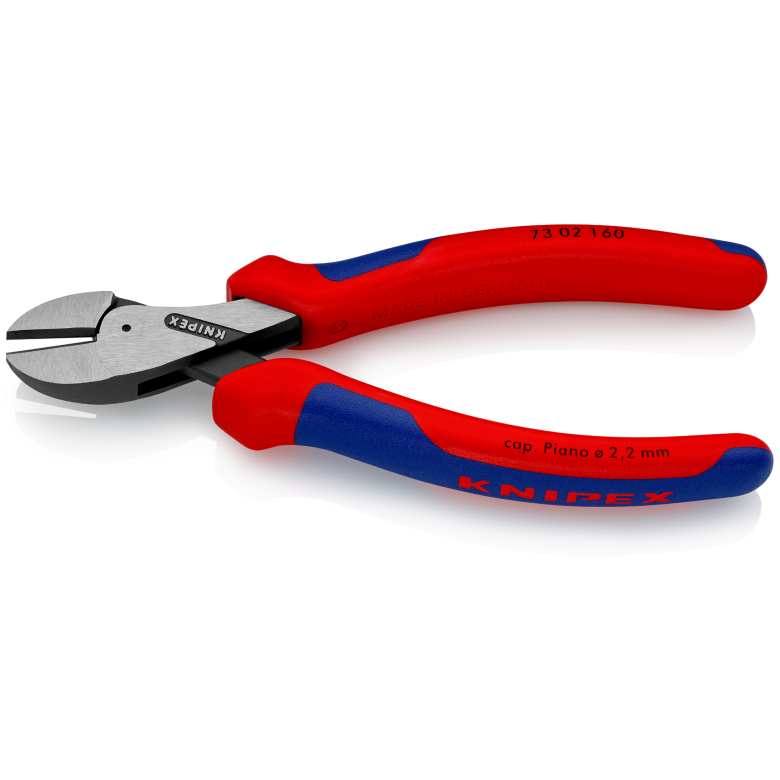73 02 160 | X-Cut® High-Leverage Diagonal Cutter | Multi-Component Handle | Black Atramentized - 160mm