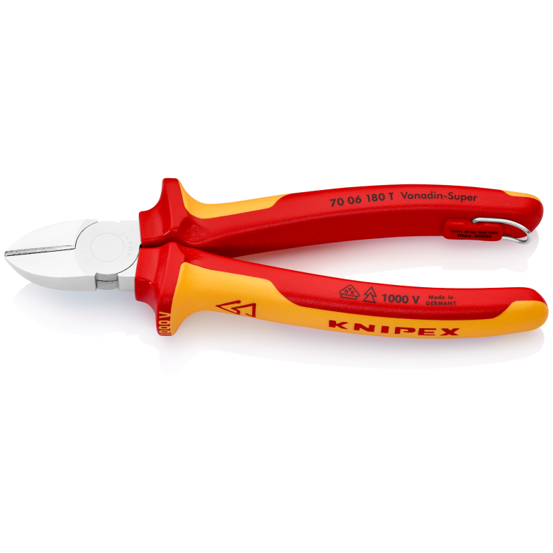 70 06 Series | VDE Diagonal Cutter | Multi-Component Handle | Chrome Plated - (Various Sizes)