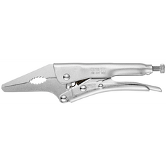 41 34 165 | Locking Grip Pliers | Long Nose Straight - 165mm