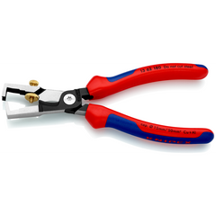 13 62 180 KNIPEX StriX® Insulation strippers with cable shears