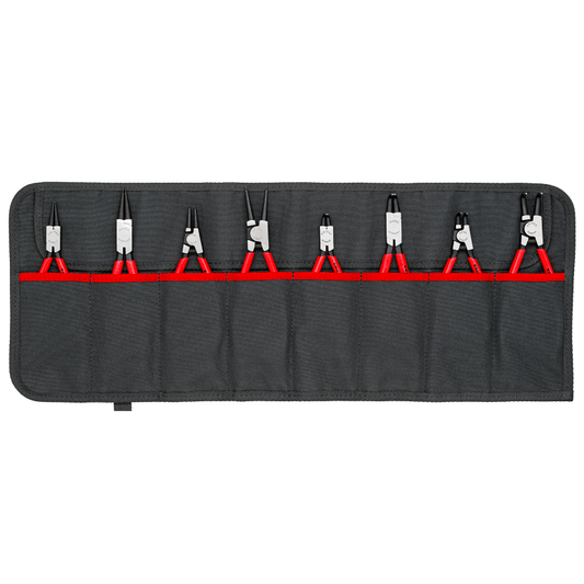 Knipex | 00 19 58 V01 | Circlip Plier Set | 8pc + Tool Roll