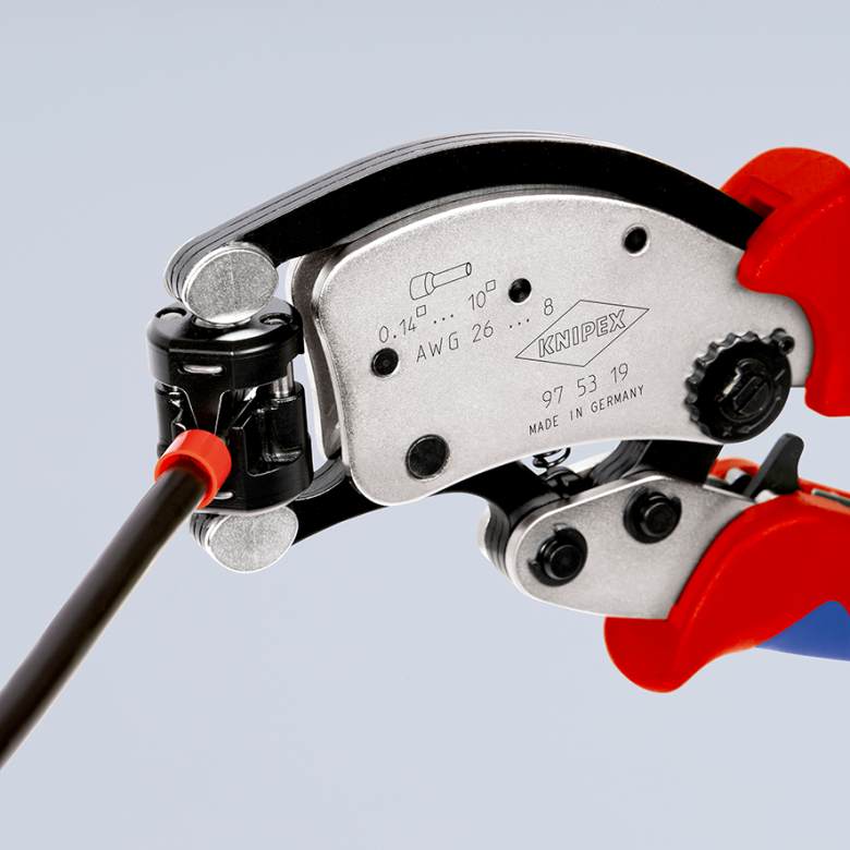97 53 19 | Knipex Twistor® T Self-Adjusting Crimping Pliers