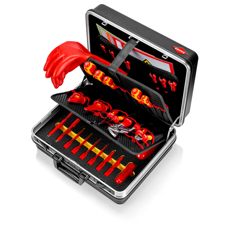 Knipex | 00 21 05 EV | Electric Vehicle EV Insulated Tool Set | 34pc + Tool Case