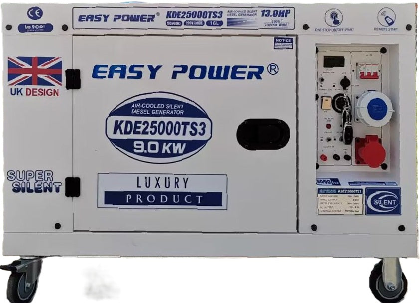 Easy Power 9.0 kW Silent Diesel Generator