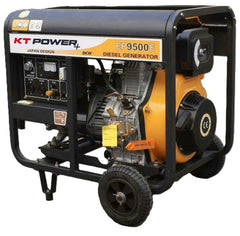 KT Power 8 kW EP9500E Portable Diesel Generator for Power Backup, Outdoor and Home Use