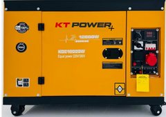 KT Power 12 kW Electric & Remote Start Single/3 Phase Silent Diesel Generator KDE18000W for Power Backup, Outdoor and Residencial Use